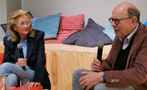 Eva Novotny im Gespr�ch mit Wolfgang M�ller-Funk